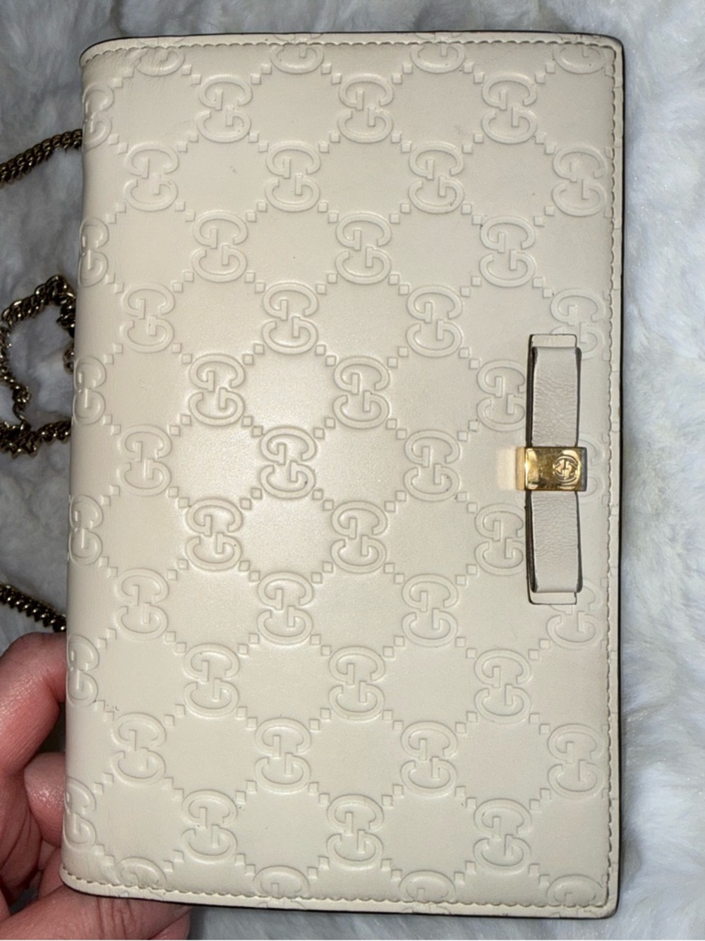 Gucci Guccissima Leather Wallet on a Chain - Picture 3 of 16